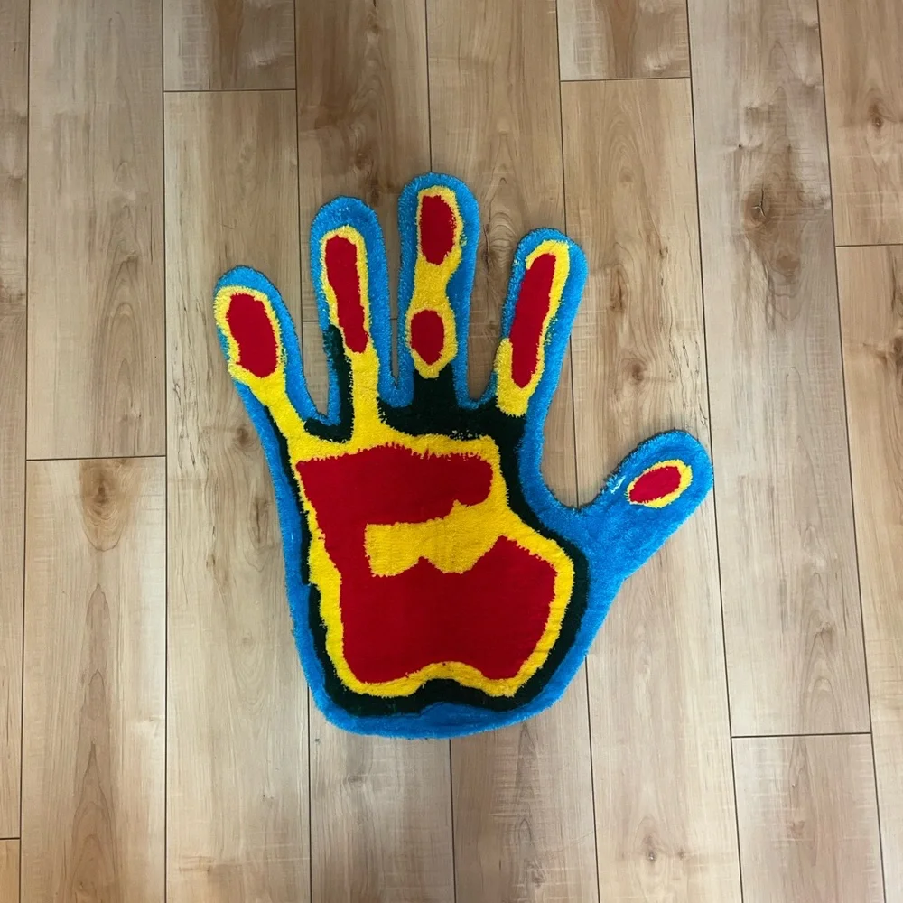 Custom Made Thermal Hand Print Rug - Picture 5 of 10